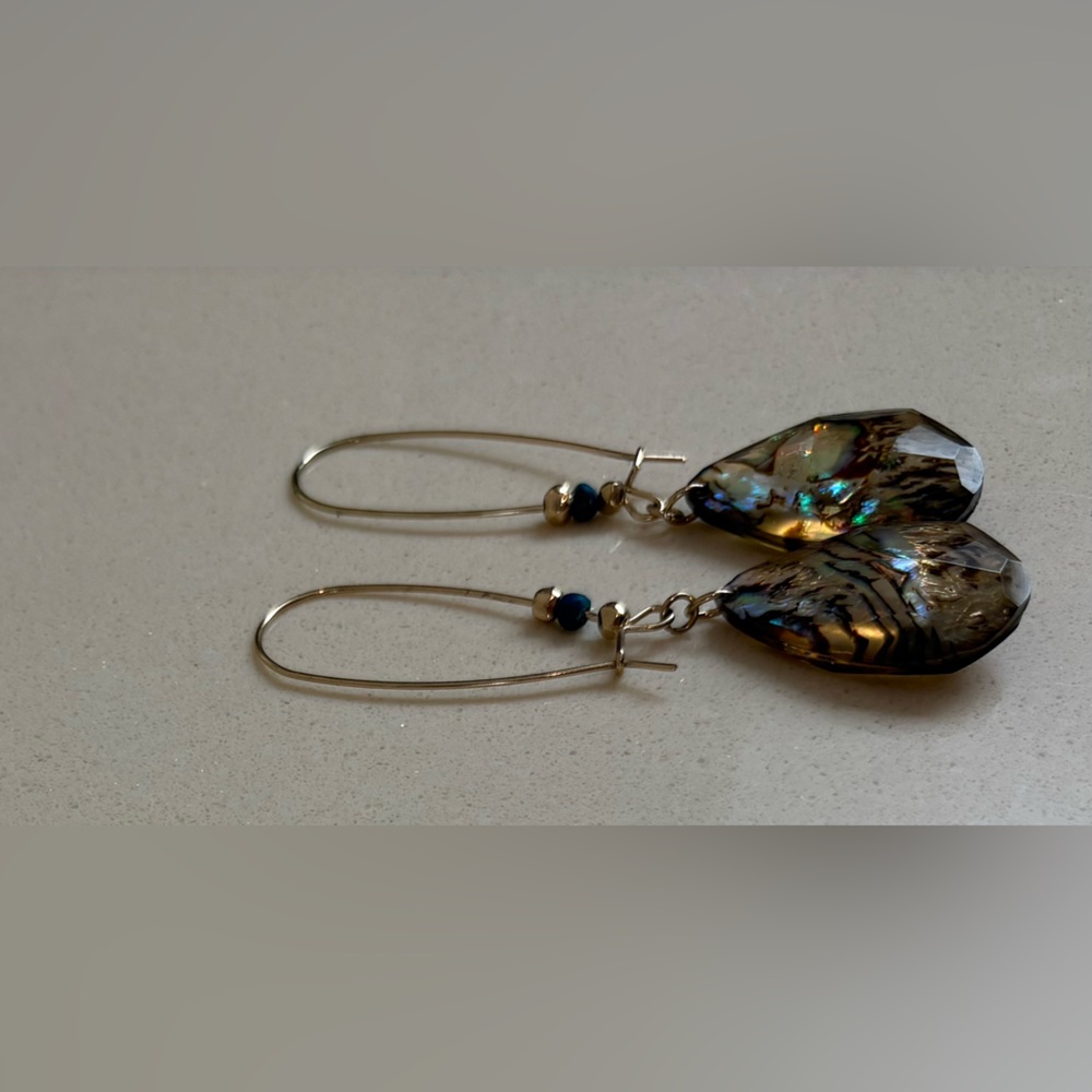 Labradorite Teardrop Earrings